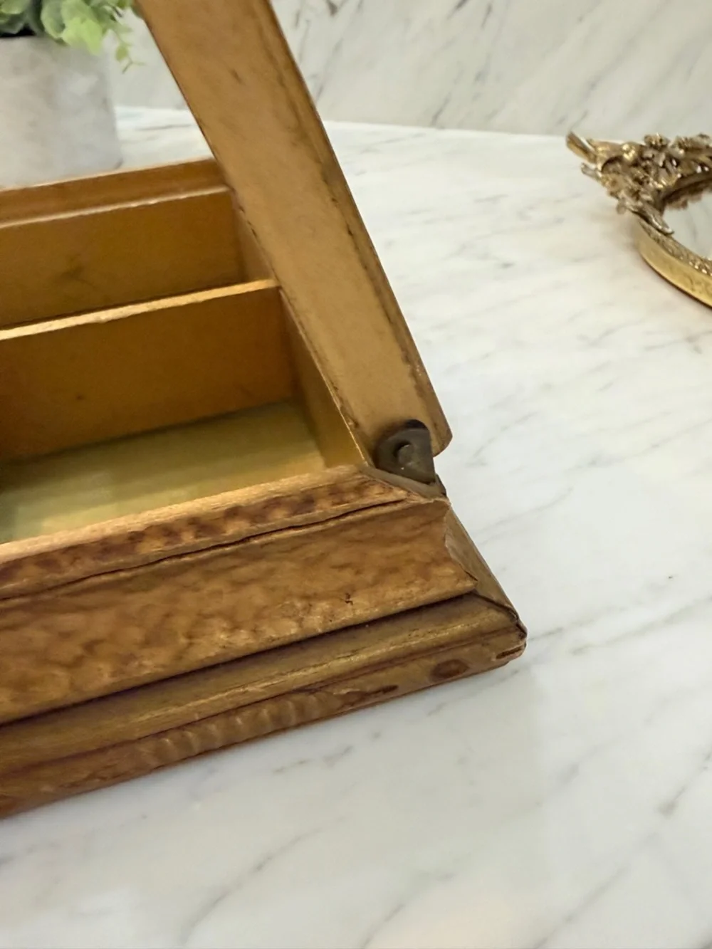 Rare antique Godey’s jewelry box dating to 1845 — over 175 years old!